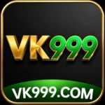 VK999 Game logo with a premium black and gold design.